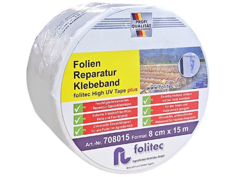 Kasvuhoonekile parandusteip Folitec 8 cm x 15 m