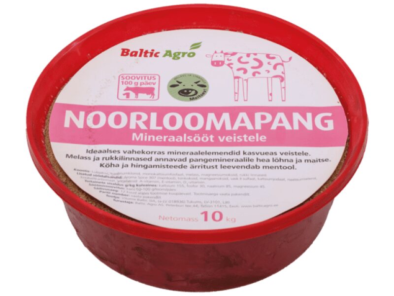 Panges mineraalsööt Noorlooma pang 10kg