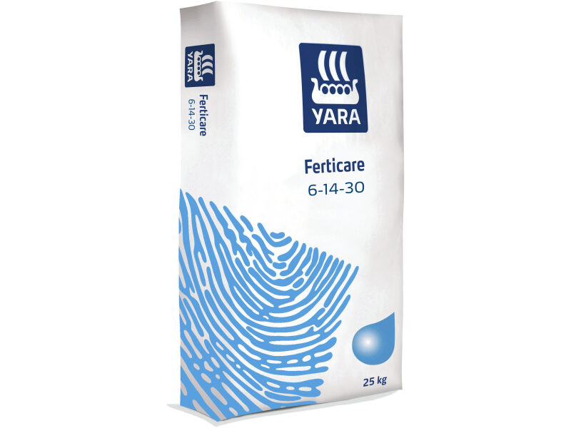 Veeslahustuv vähese kloorisisaldusega Ferticare Hydro 6-14-30 25 kg